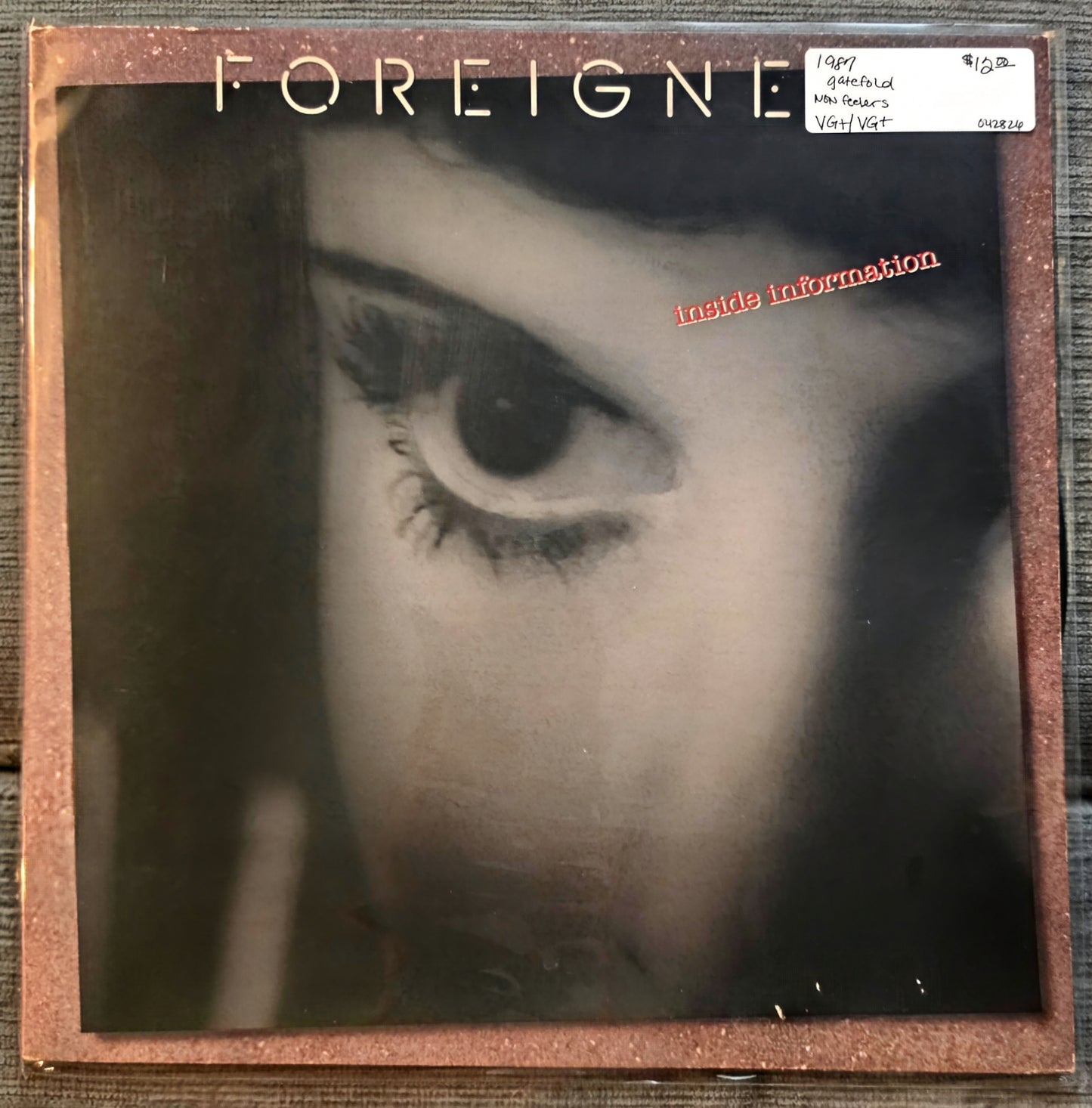 Foreigner – Inside Information (used)(1987 Pressing)