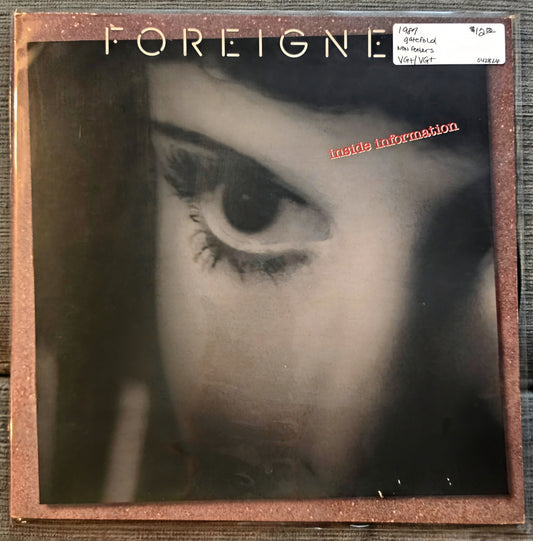 Foreigner – Inside Information (used)(1987 Pressing)