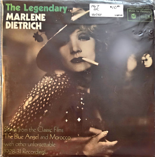 Marlene Dietrich – The Legendary Marlene Dietrich (used)(1967 Pressing)
