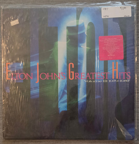 Elton John – Greatest Hits Volume III, 1979-1987(used)(1987 Pressing)