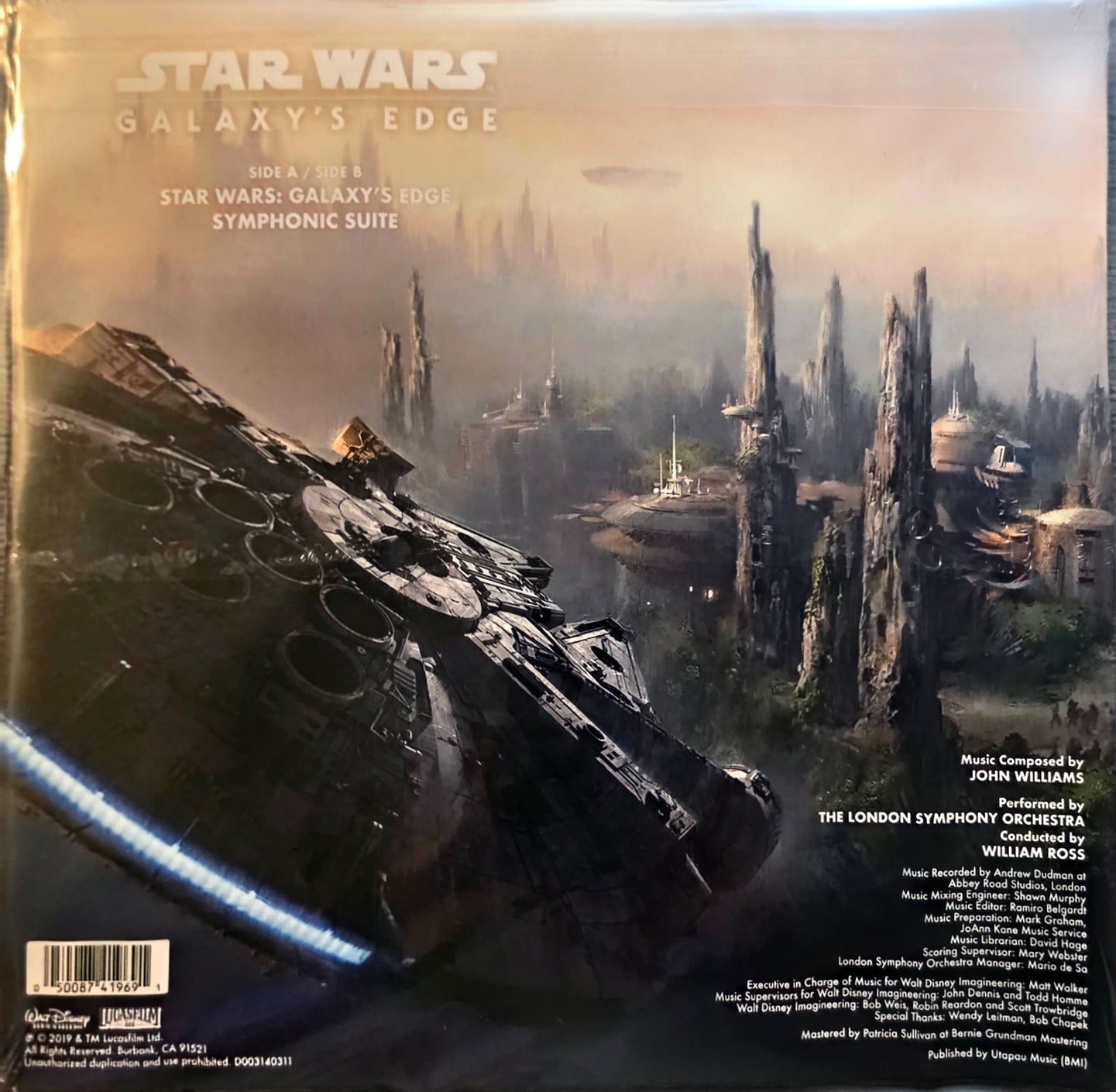 Star Wars: Galaxy's Edge Symphonic Suite (new)(2019 Pressing)