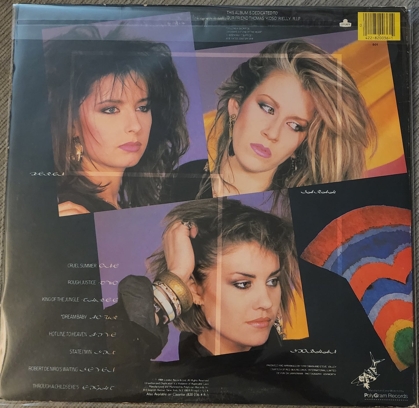 Bananarama – Bananarama (used)(1984 Pressing)