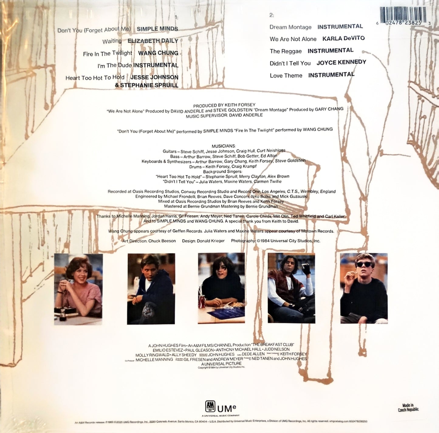 The Breakfast Club (Soundtrack)(new)(2025 Pressing)
