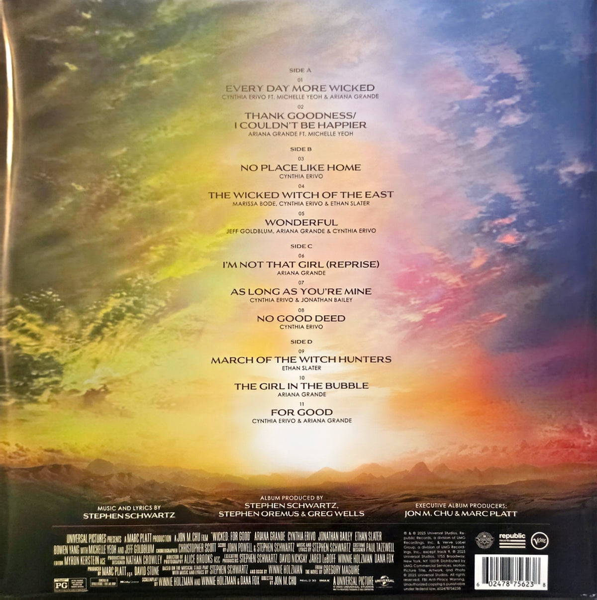 Wicked: For Good (The Soundtrack) (new)(2025 Pressing)