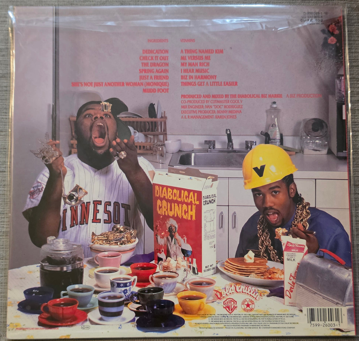 The Diabolical Biz Markie – The Biz Never Sleeps (used)(1989 Pressing)