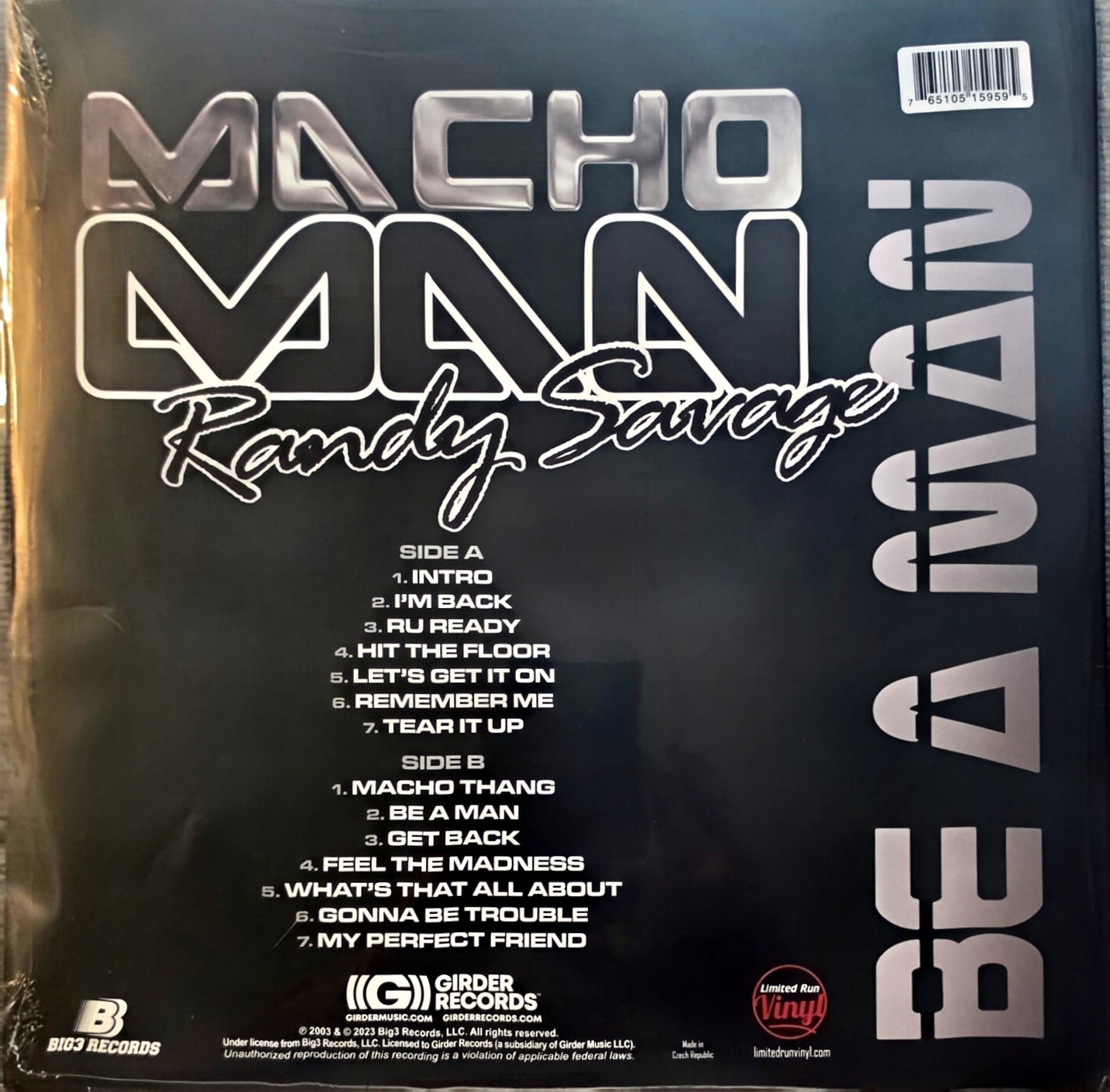 Macho Man Randy Savage – Be A Man (new)(2023 Pressing)