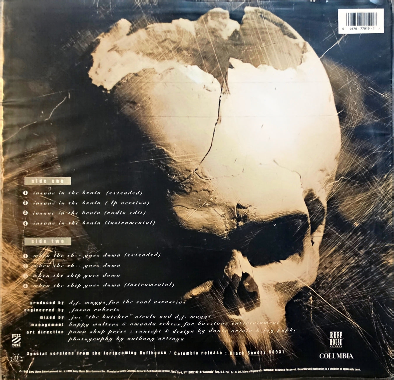 Cypress Hill – Insane In The Brain (used)(1993 Pressing)