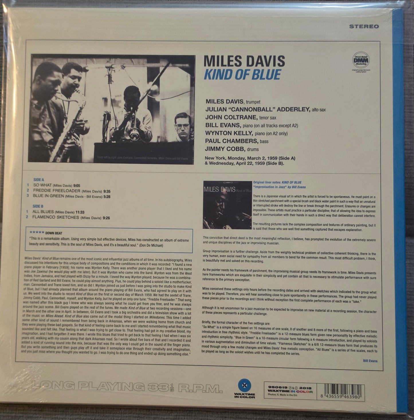 Miles Davis – Kind Of Blue (new)(2018 Pressing)