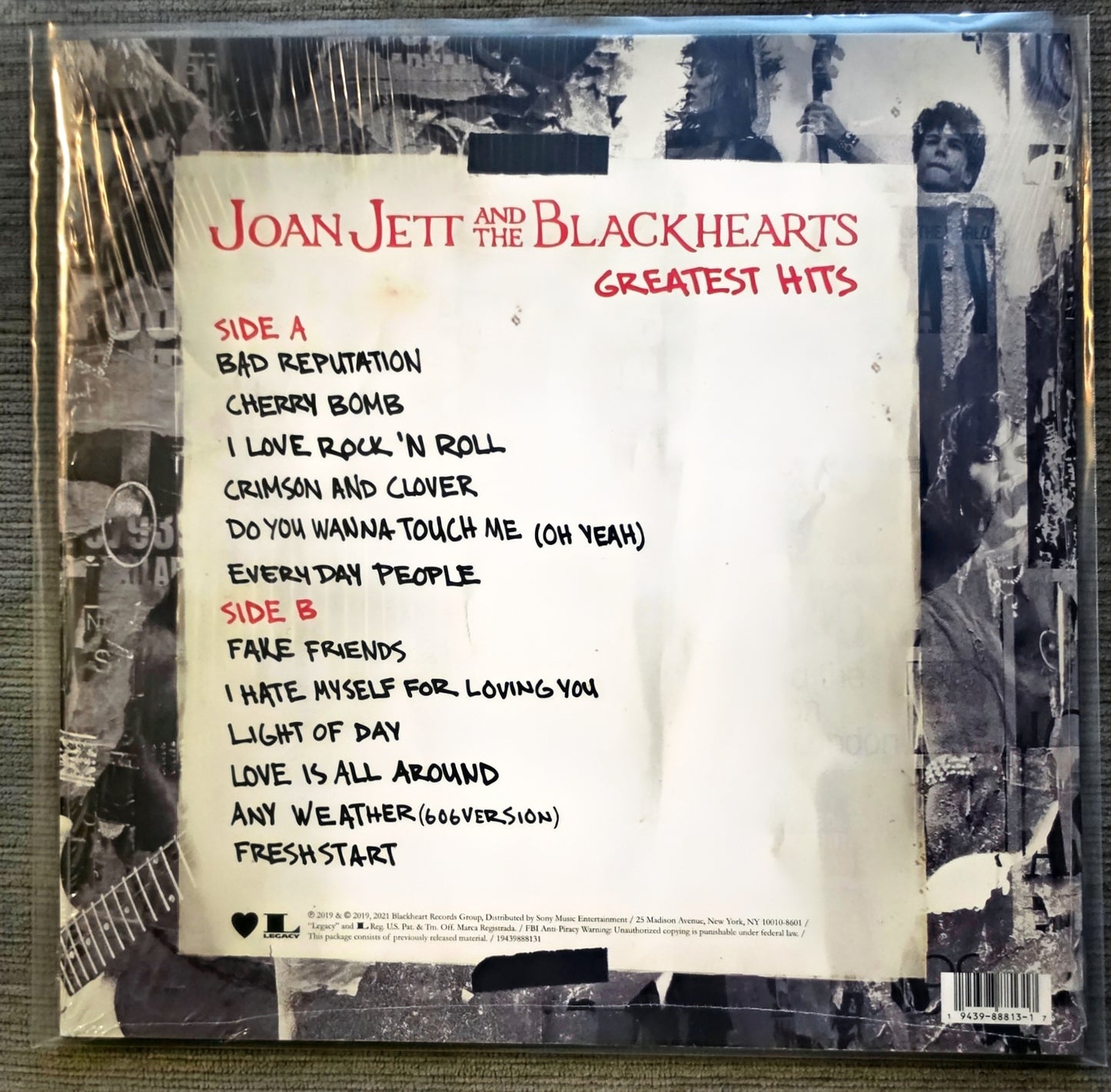 Joan Jett & The Blackhearts – Greatest Hits (new)(2021 Pressing)