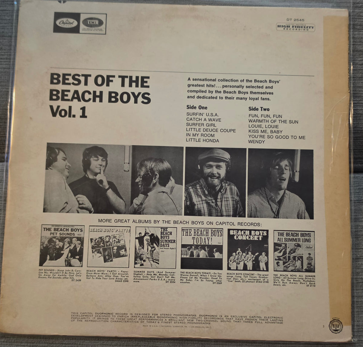 The Beach Boys – Best Of The Beach Boys - Vol. 1 (used)(1966)