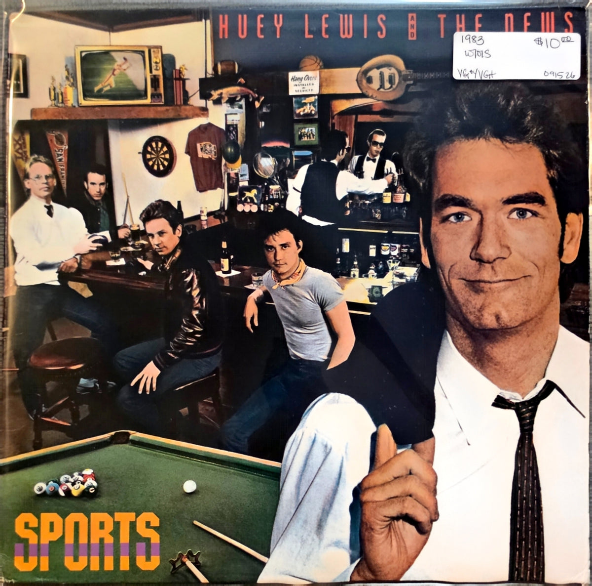 Huey Lewis And The News – Sports (used)(1983 Pressing)