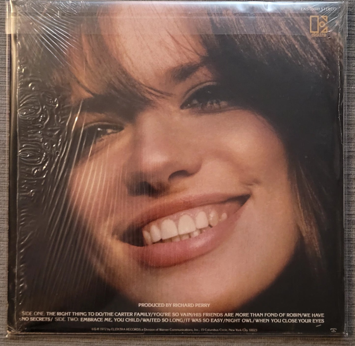 Carly Simon – No Secrets (used)(1972 Pressing)