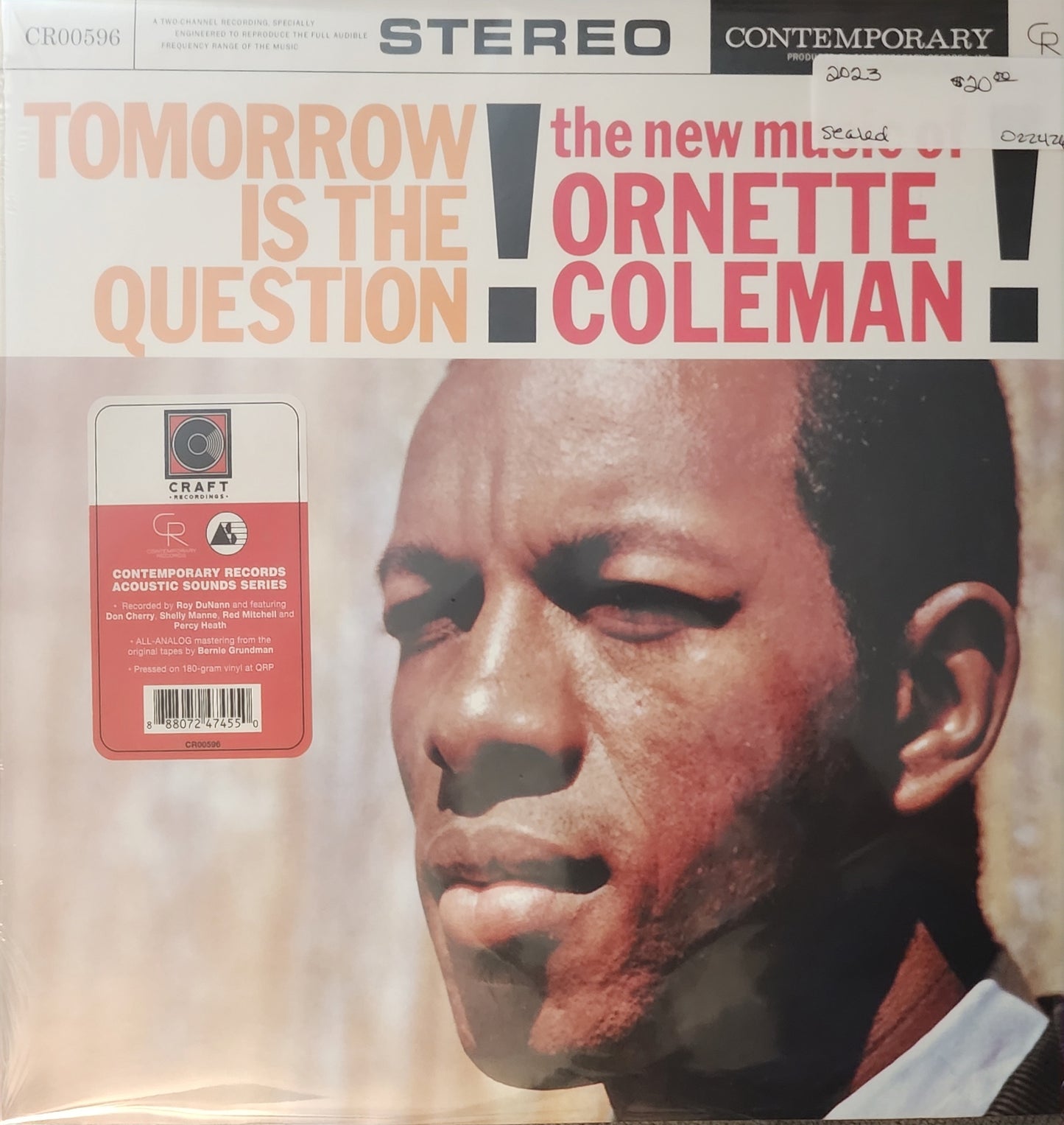Ornette Coleman – Tomorrow Is The Question! (new)(2023 Pressing)
