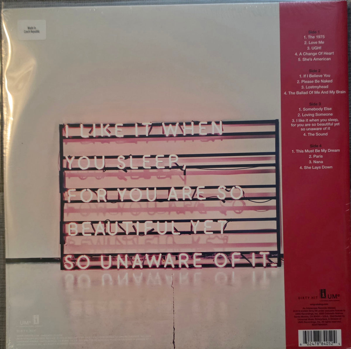 The 1975 – I Like It When You Sleep, For You Are So Beautiful Yet So Unaware Of It (new)(2025 Pressing)