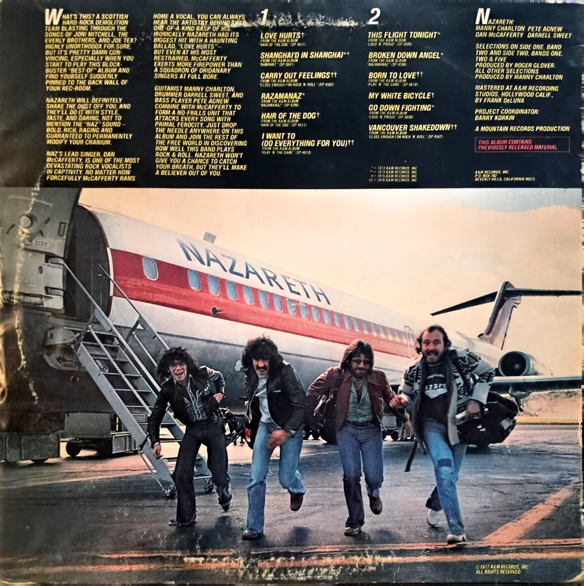 Nazareth – Hot Tracks (used)(1977 Pressing)
