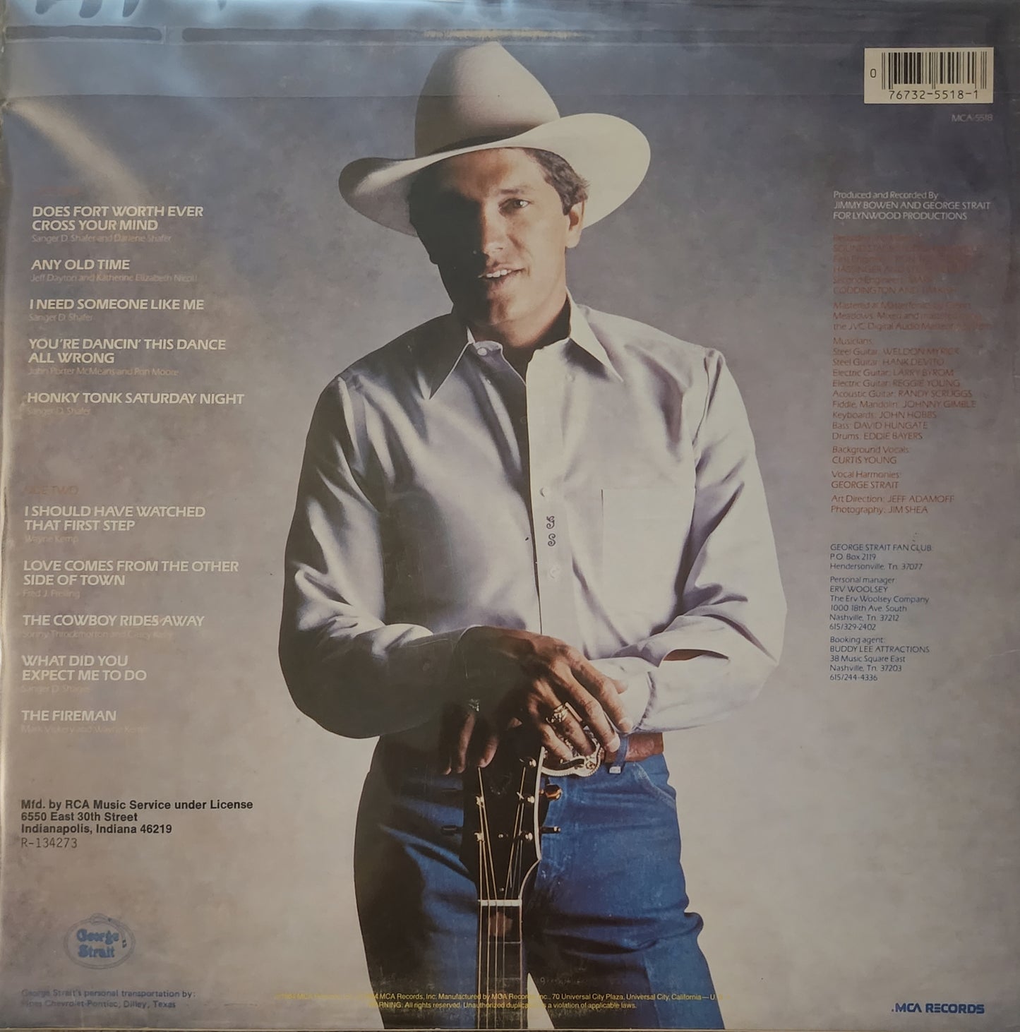 George Strait – Does Fort Worth Ever Cross Your Mind (used)(1984 Pressing)