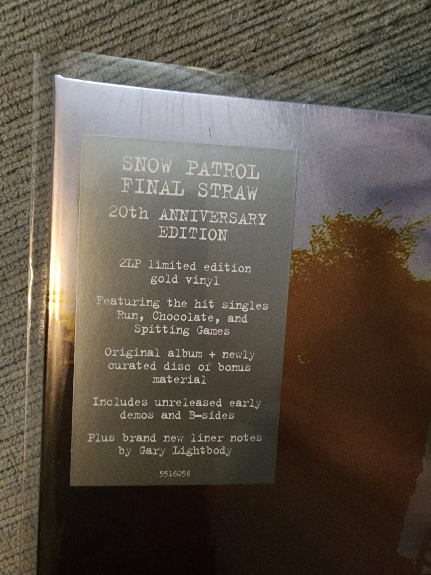 Snow Patrol – Final Straw (new)(2023 Pressing)