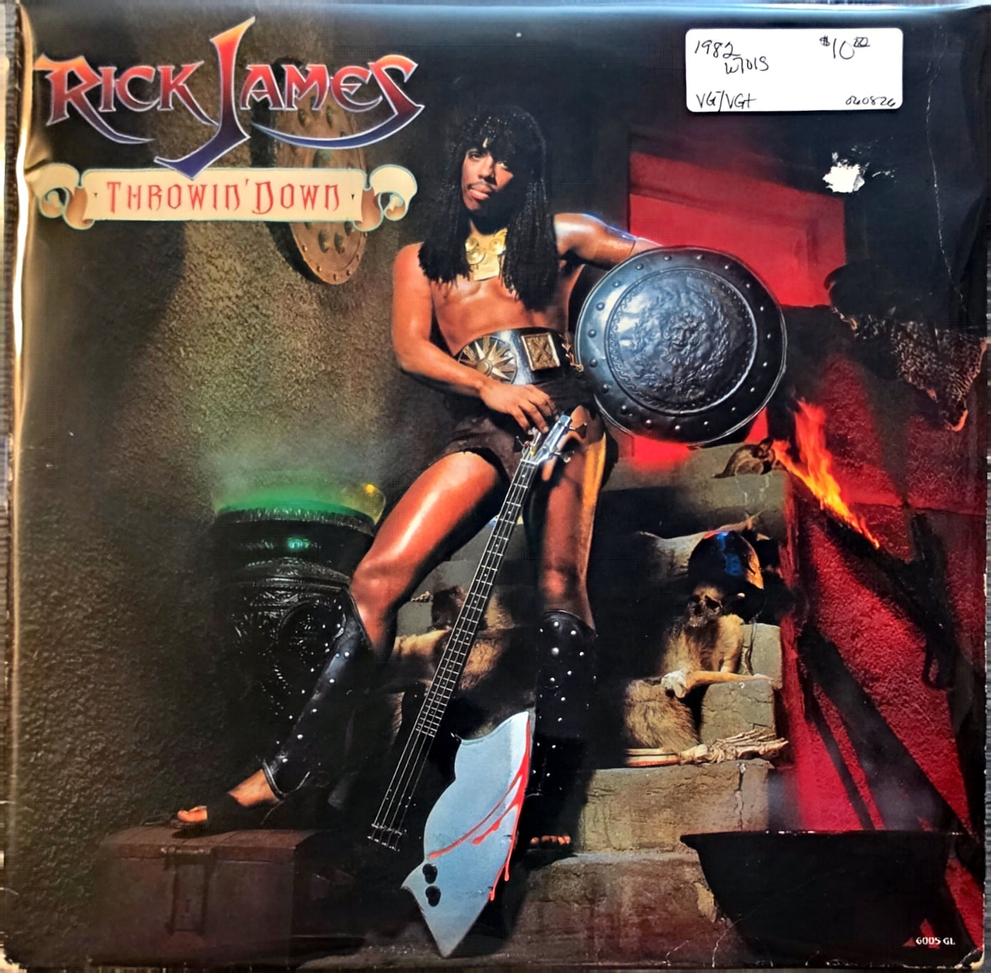 Rick James – Throwin' Down (used)(1982 Pressing)