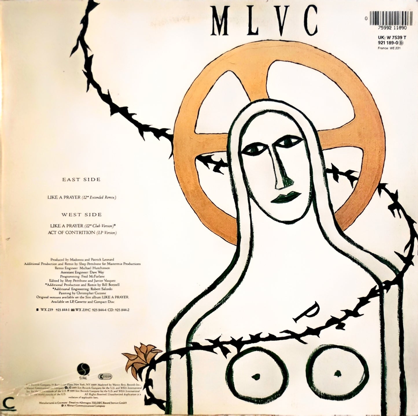 Madonna – Like A Prayer (used)(1989 Pressing)