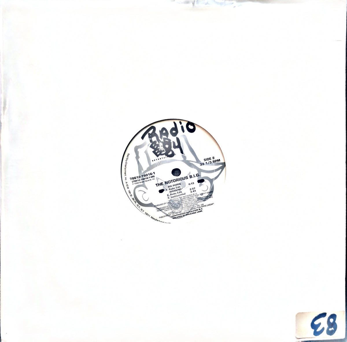 The Notorious BIG* – Big Poppa (used)(1995 Pressing)