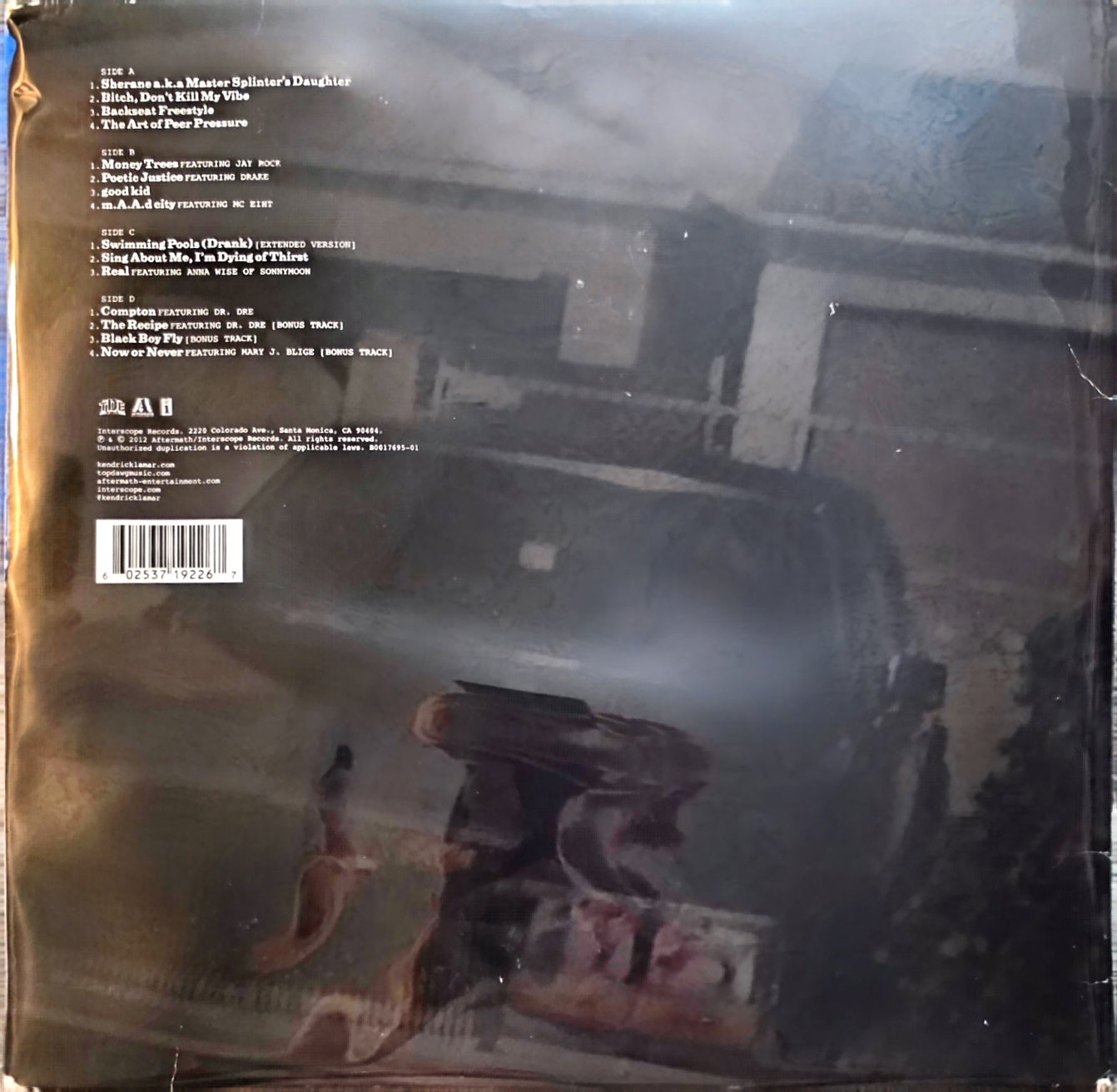 Kendrick Lamar – Good Kid, M.A.A.D City (used)(2012 1st Pressing)